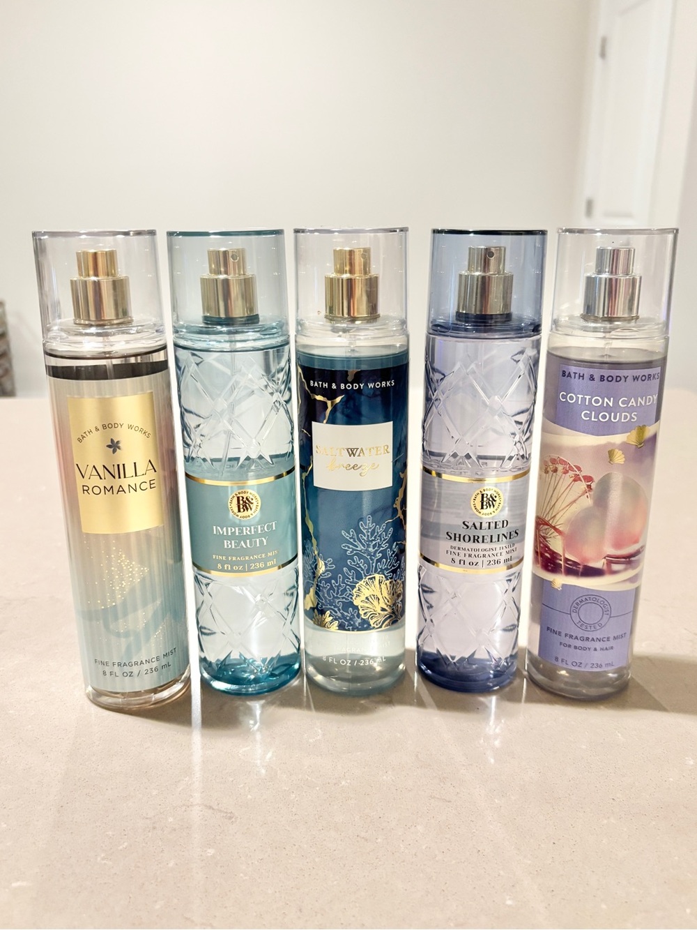 Bath & Body Works Blue Bundle 5 Piece Set
